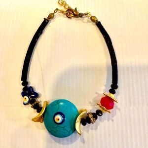 Colorful and unique Evil Eye bracelet